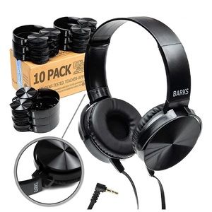 PACK OF 10 BULK CLASSROOM HEADPHONES